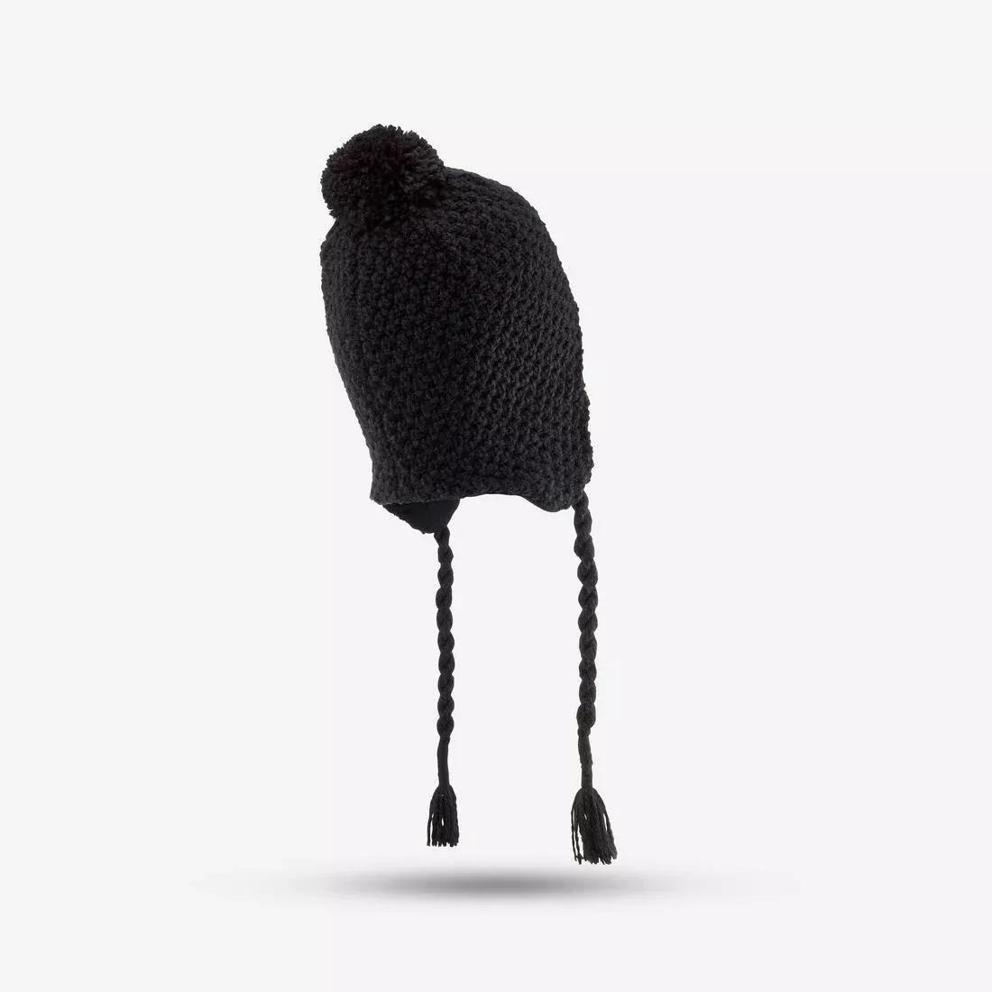 Unisex Timeless Peruvian Ski Hat, Black, No Color, large image number 13