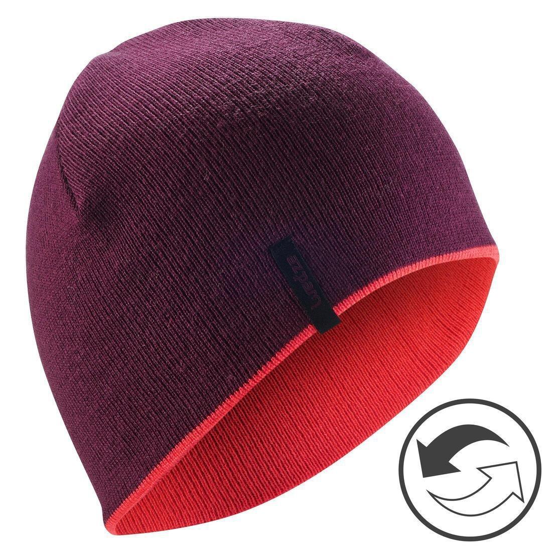 ADULT SKIING HAT - REVERSE, grape purple, No Color, large image number 0