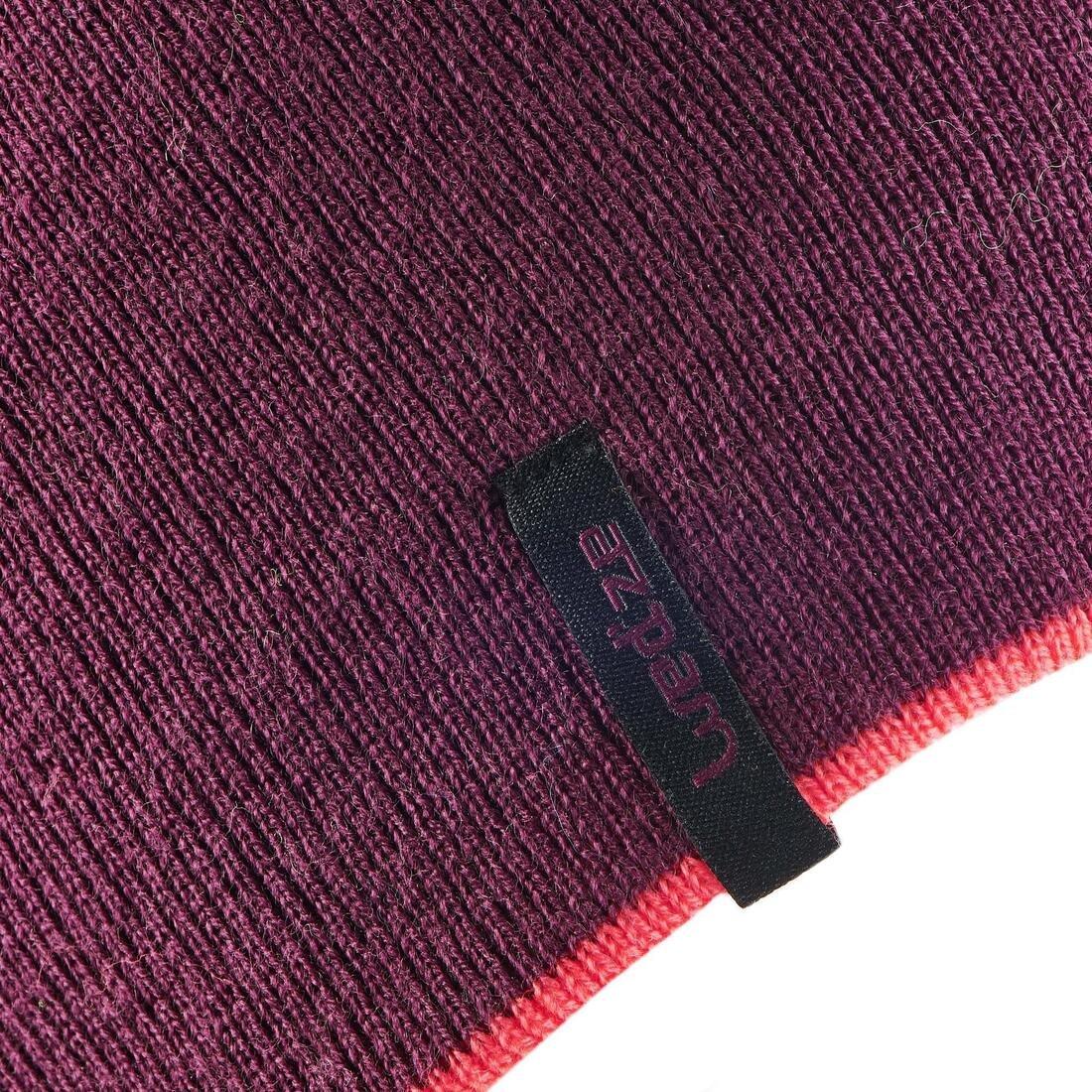 ADULT SKIING HAT - REVERSE, grape purple, No Color, large image number 1