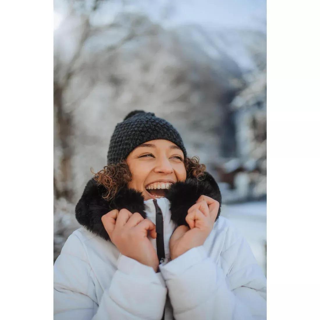 Adult Timeless Skiing Hat Plum, Black, No Color, large image number 1