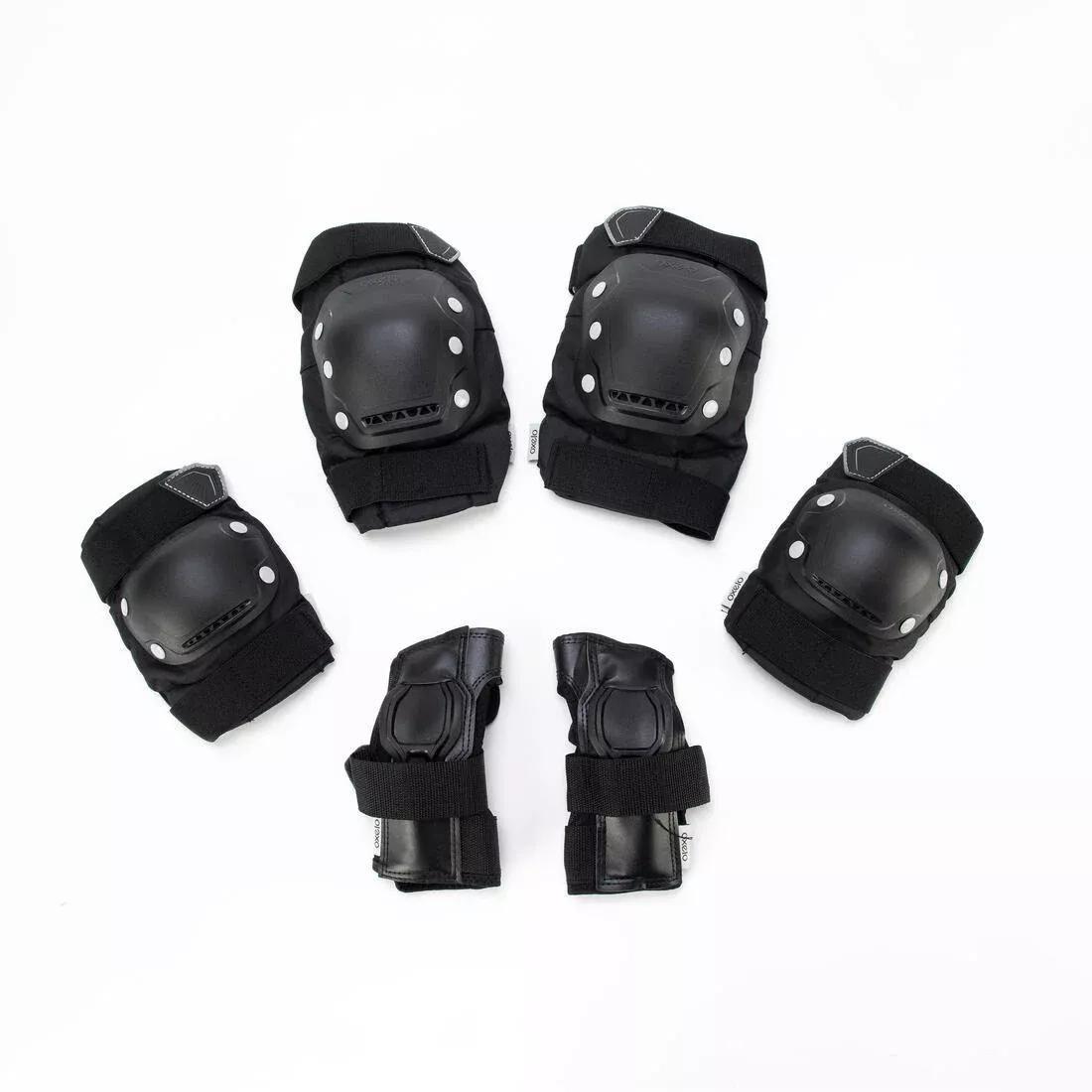 Adult 3-Piece Inline Skate Protection Set - Fit500, No Color, large image number 9