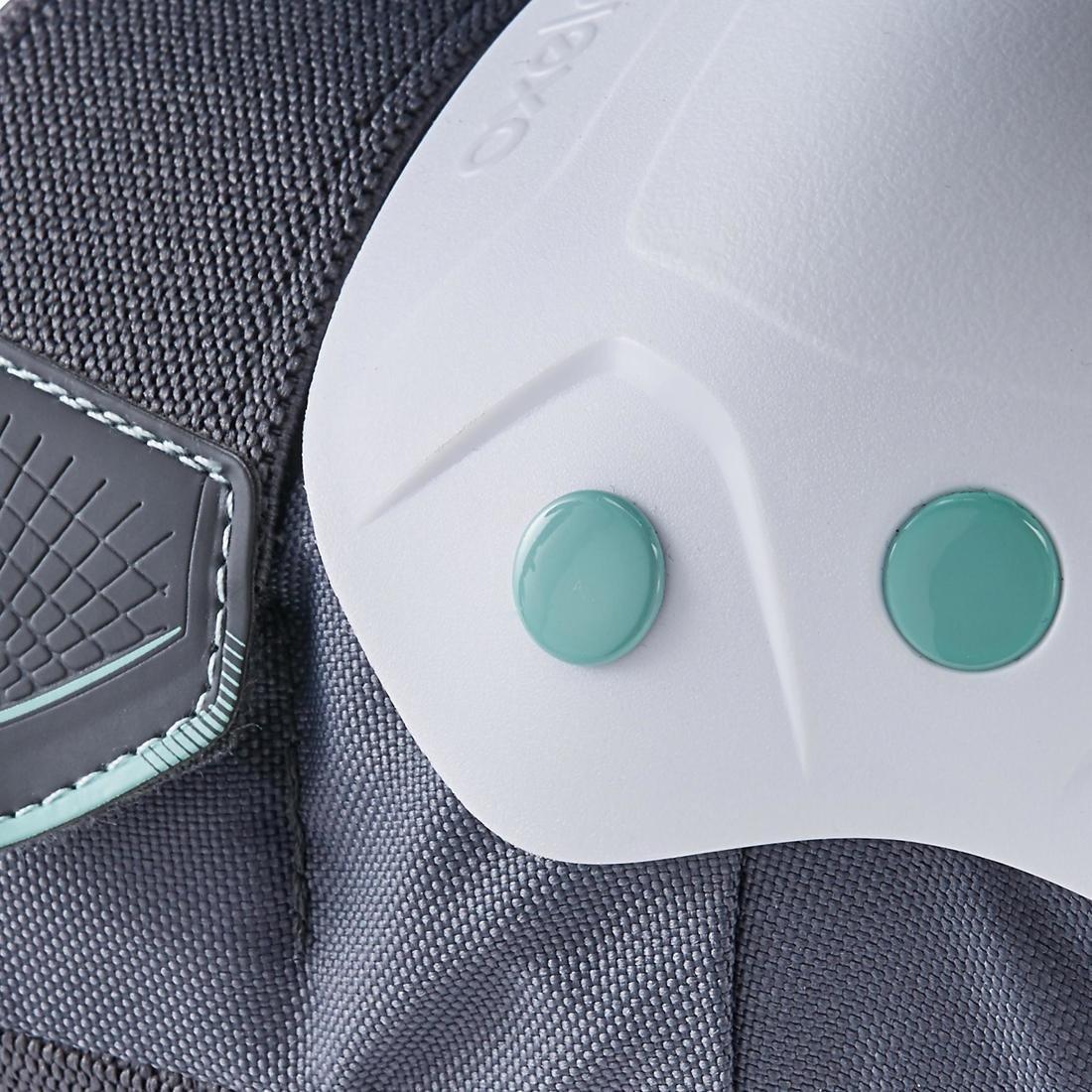 Adult 2 x 3-Piece Inline Skate Protection Set FIT500, No Color, large image number 5