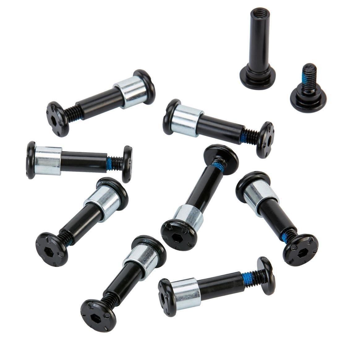 Pack Of 8+1 Screws And 8 Spacers Aluminium Axles, No Color, large image number 1
