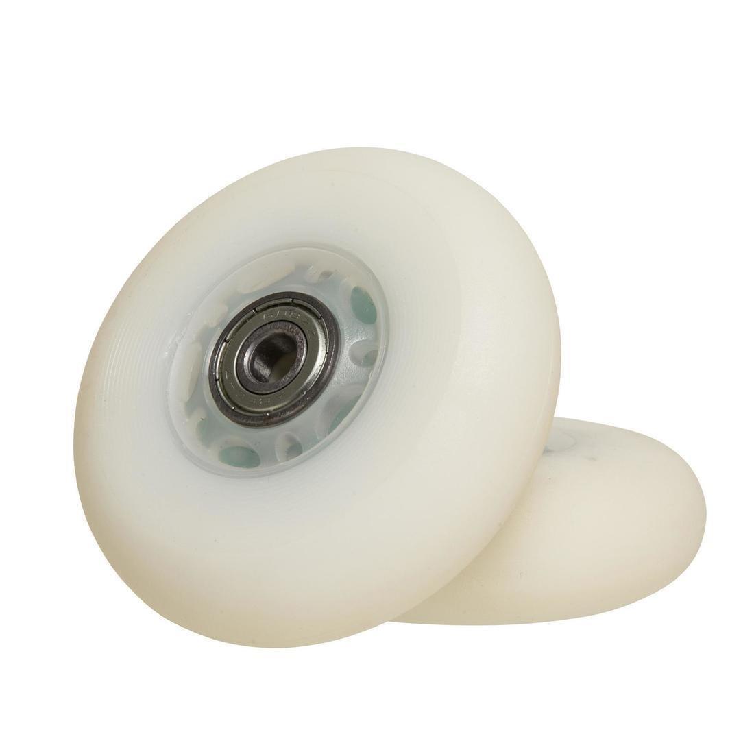 Set of 2 Light-Up 82A Inline Skate Wheels Bearings, , large image number 0