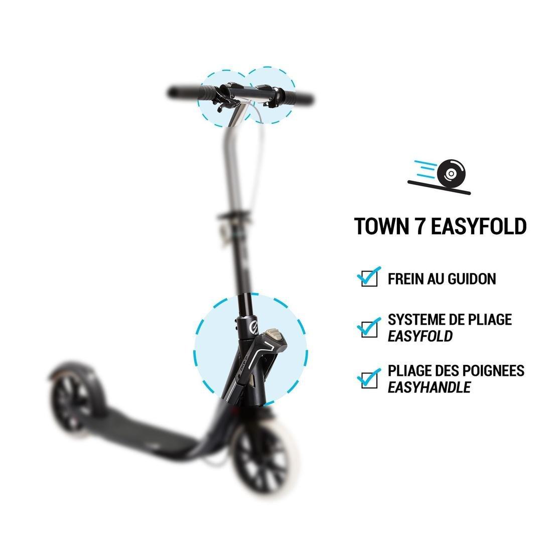 Town 7 Ef V2 Adult Scooter, Asphalt Blue, No Color, large image number 1
