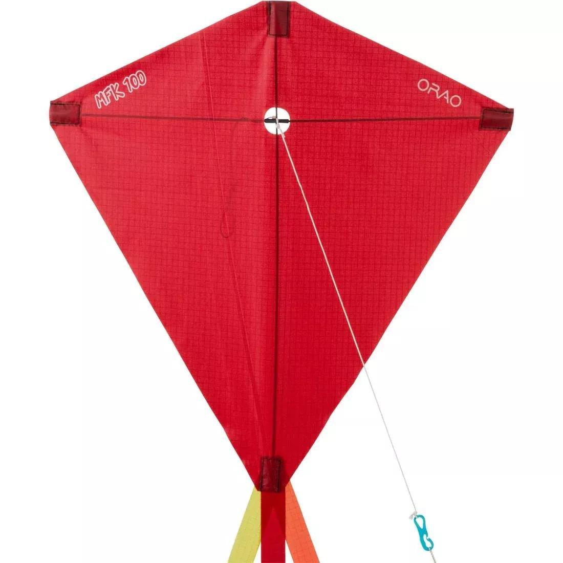 100 Kite, Red, No Color, large image number 1