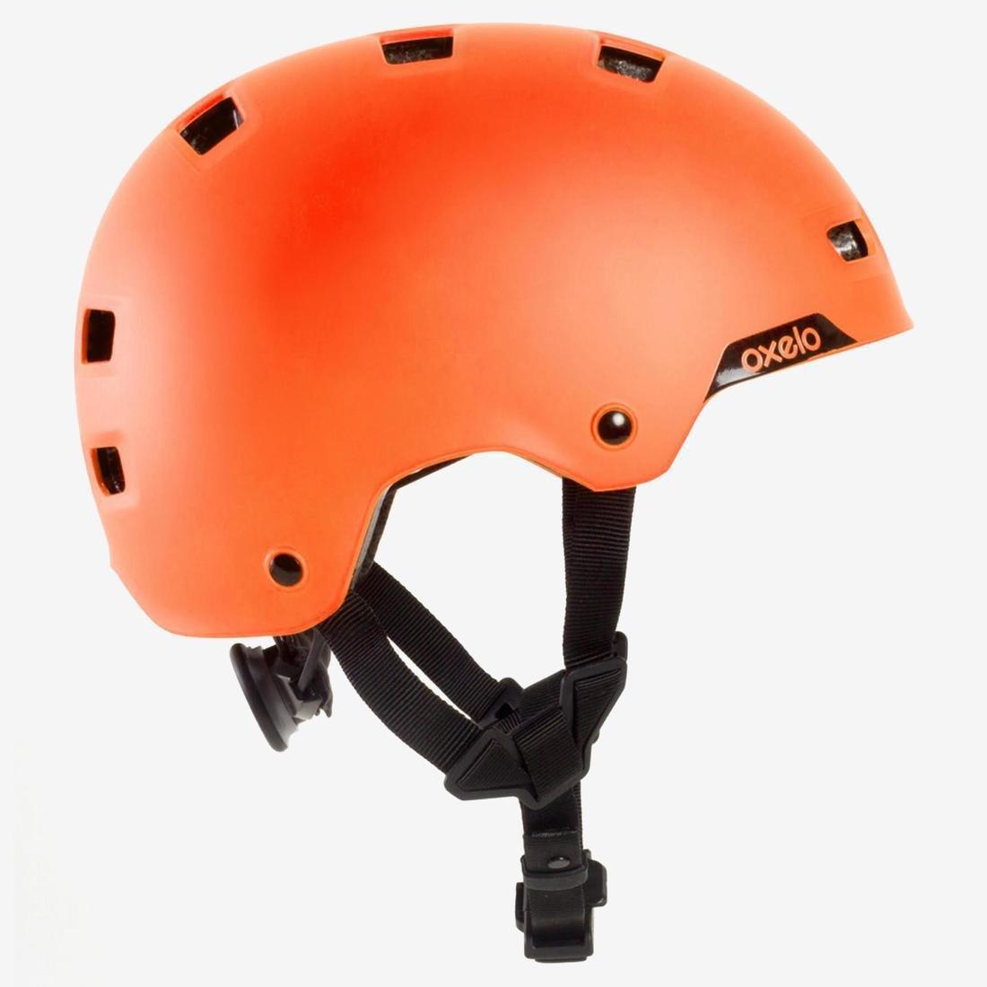 OXELO - Inline Skating Skateboard Scooter Helmet - Mf540, Orange