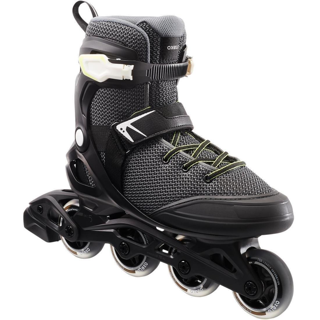 Fit100 Fitness Inline Skates, Graphite, No Color, large image number 0