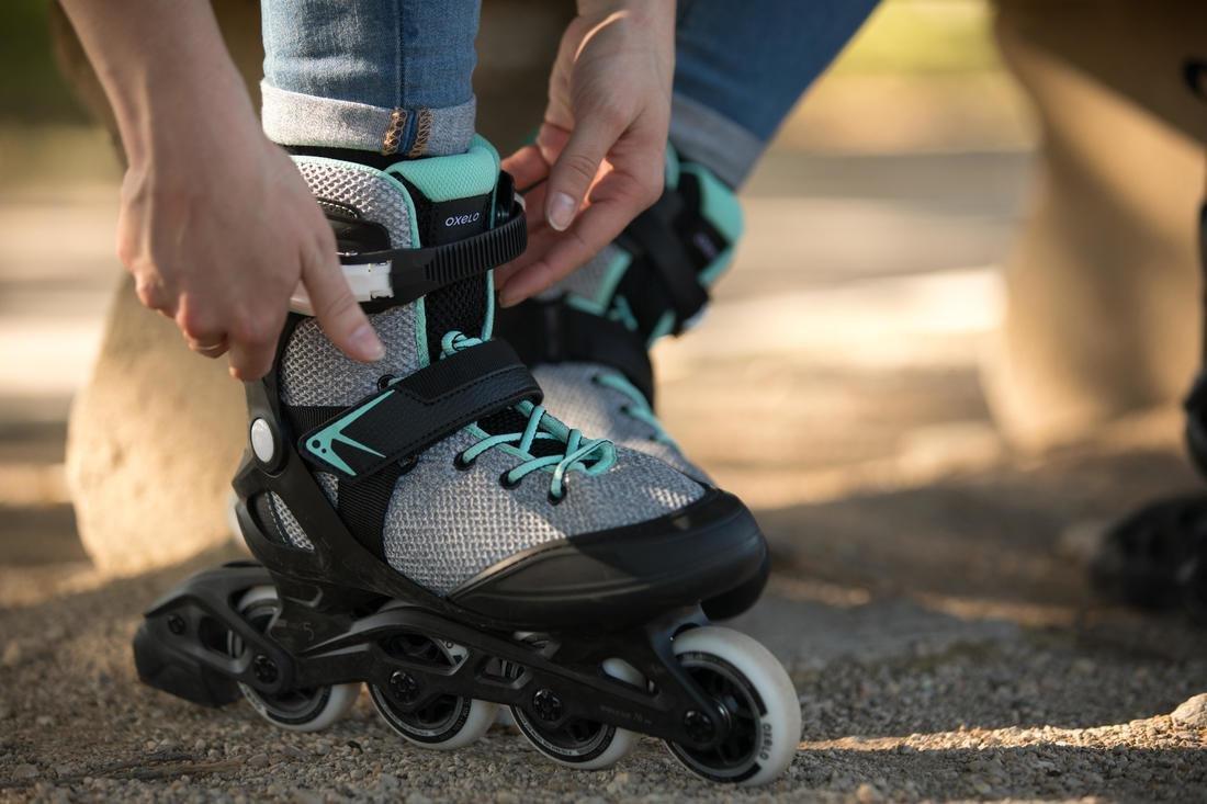Women Fit100 Inline Fitness Skates, Grey, , large image number 12