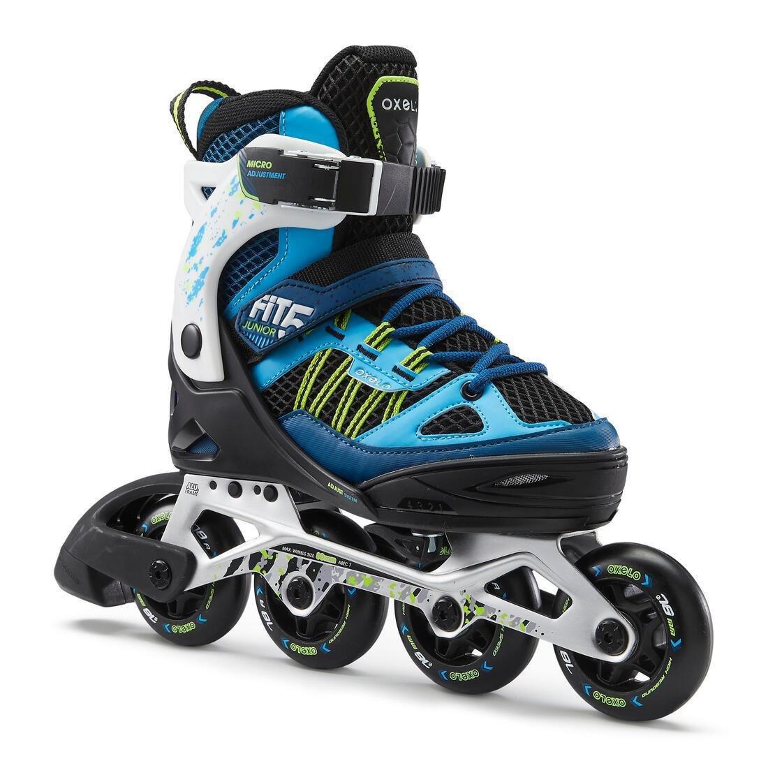 Fit 5 Junior Kids' Fitness Inline Skates, Blue, , large image number 3