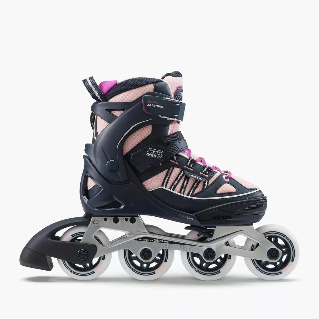 Fit 5 Junior Kids' Fitness Inline Skates, Blue, , large image number 12