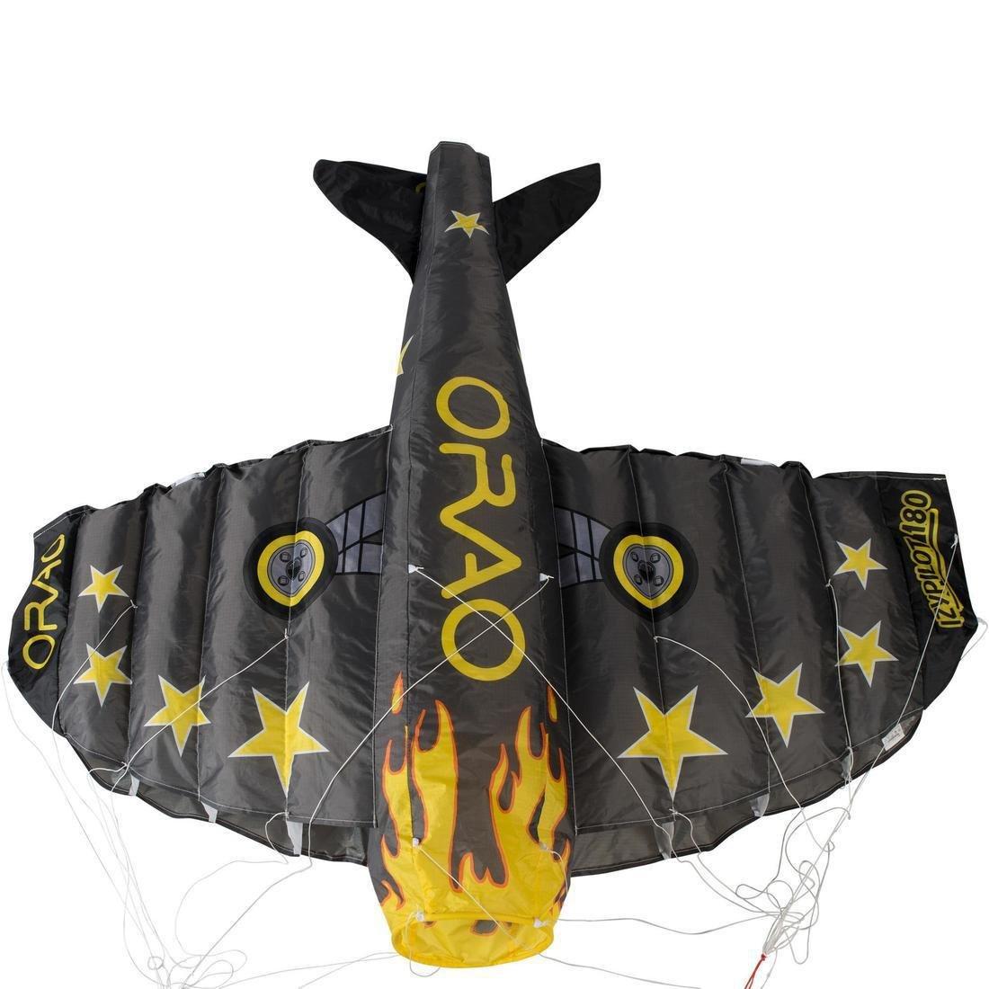 DEFAULT 3D Plane 180 Kids' Stunt Kite - Adventure Colours, No Color, large image number 1