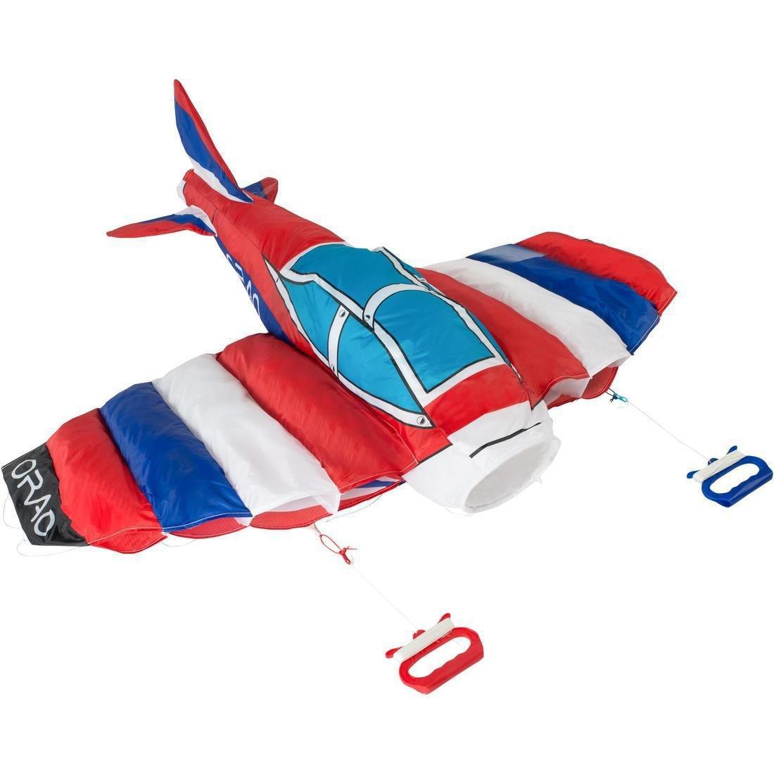 Kids 3D Plane 170 Stunt Kite, Multicolour, No Color, large image number 0