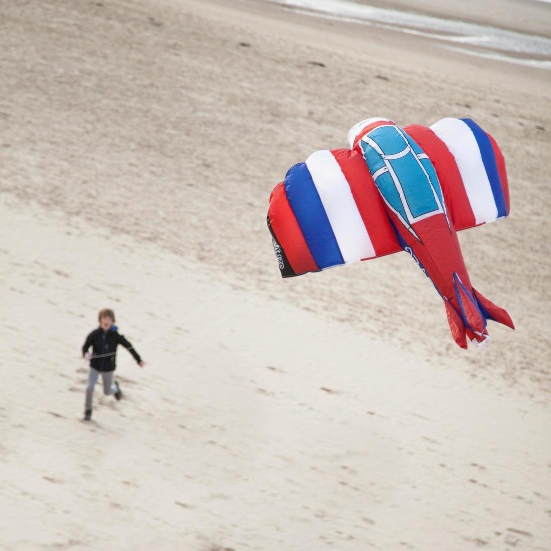 Kids 3D Plane 170 Stunt Kite, Multicolour, No Color, large image number 4