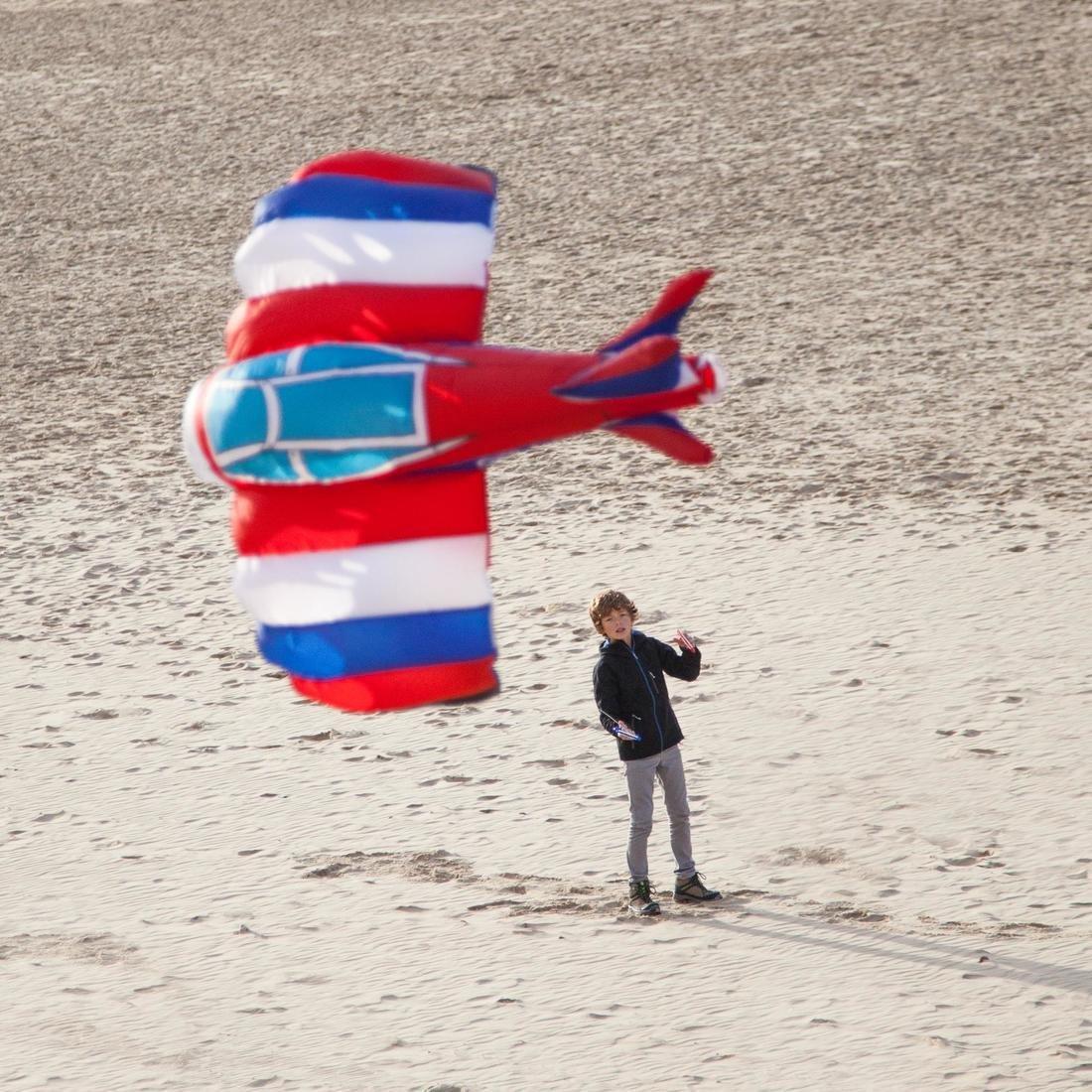 Kids 3D Plane 170 Stunt Kite, Multicolour, No Color, large image number 6