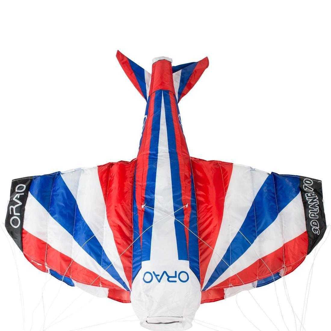 Kids 3D Plane 170 Stunt Kite, Multicolour, No Color, large image number 8