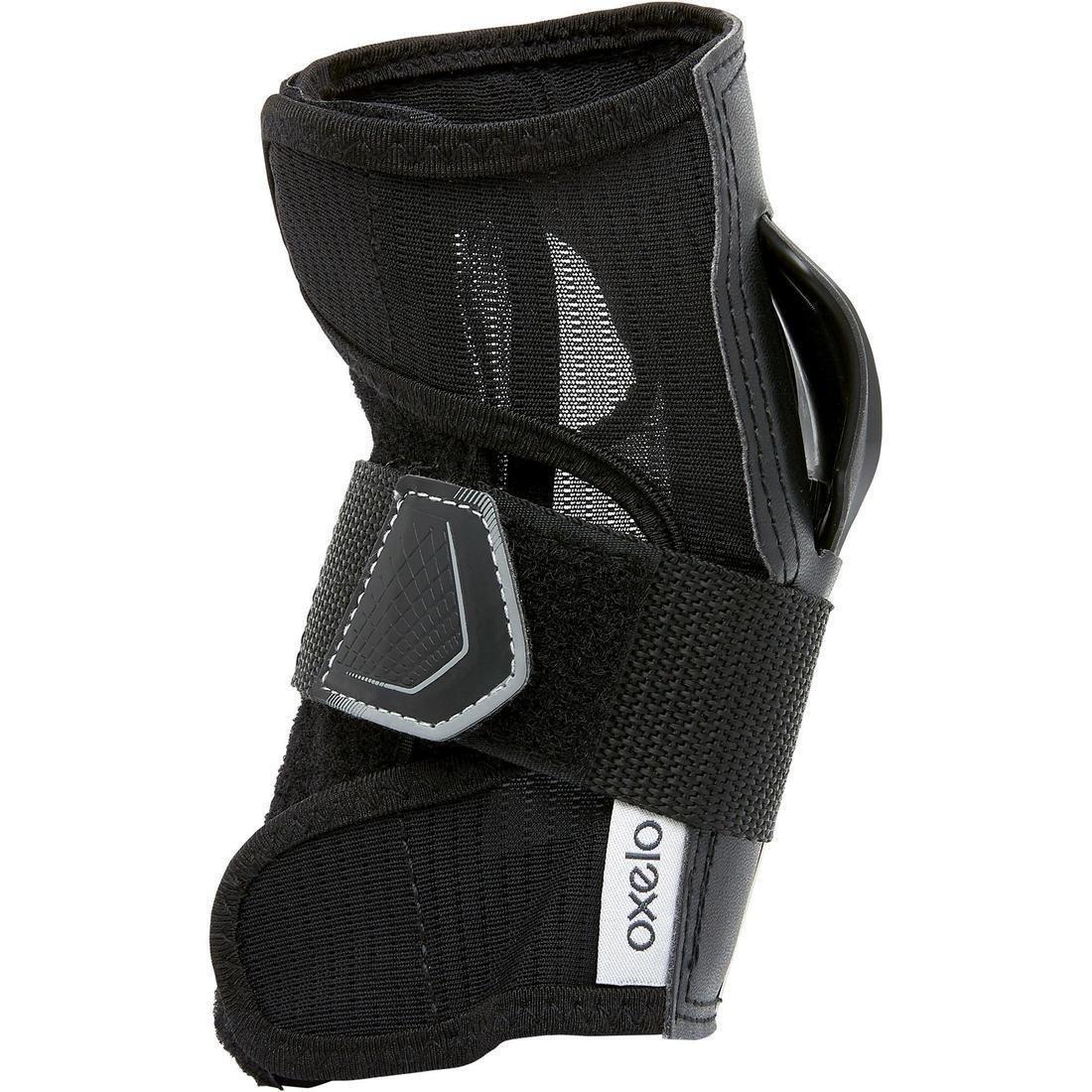 OXELO - Adult Skating Wrist Guards - Fit 500 , Black