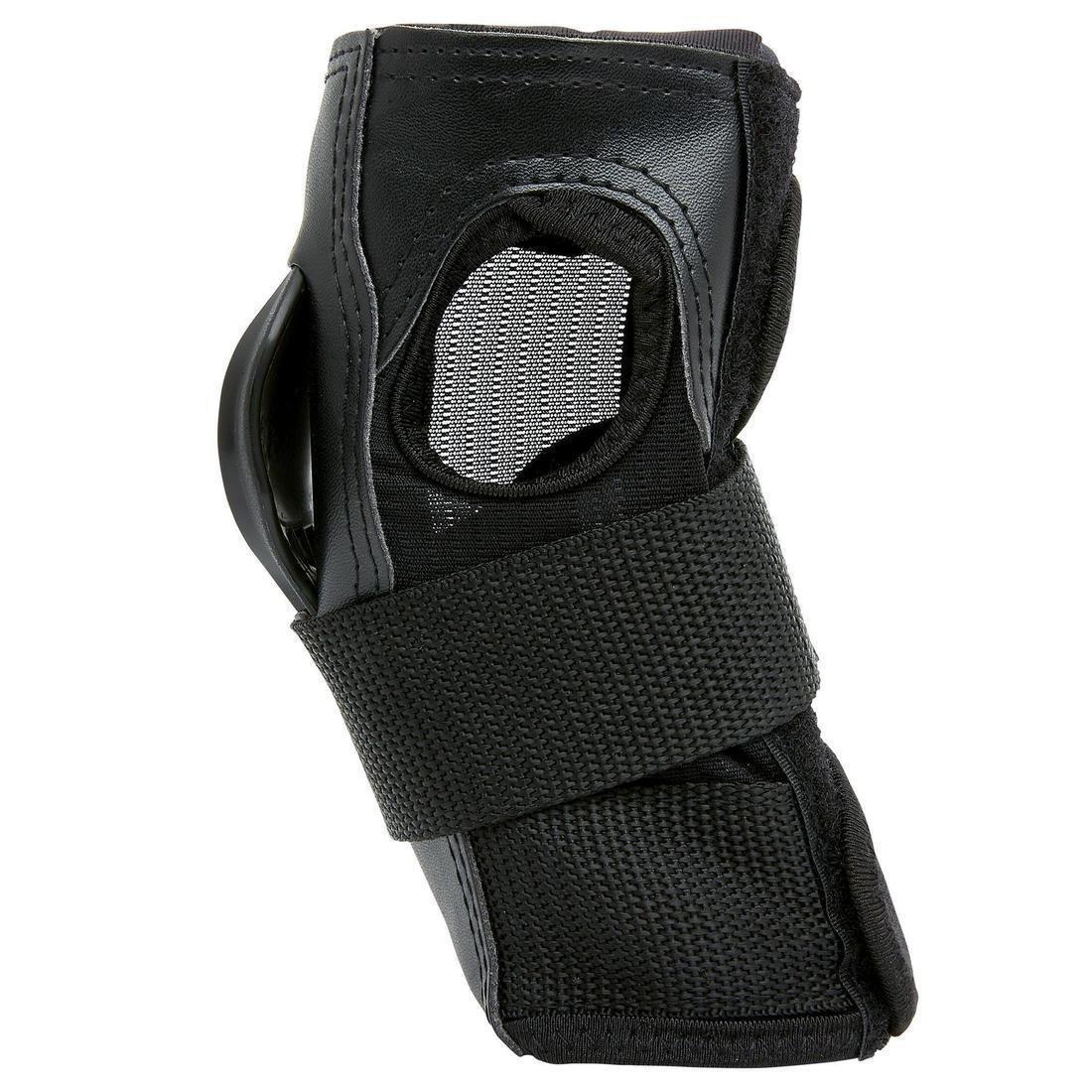 OXELO - Adult Skating Wrist Guards - Fit 500 , Black