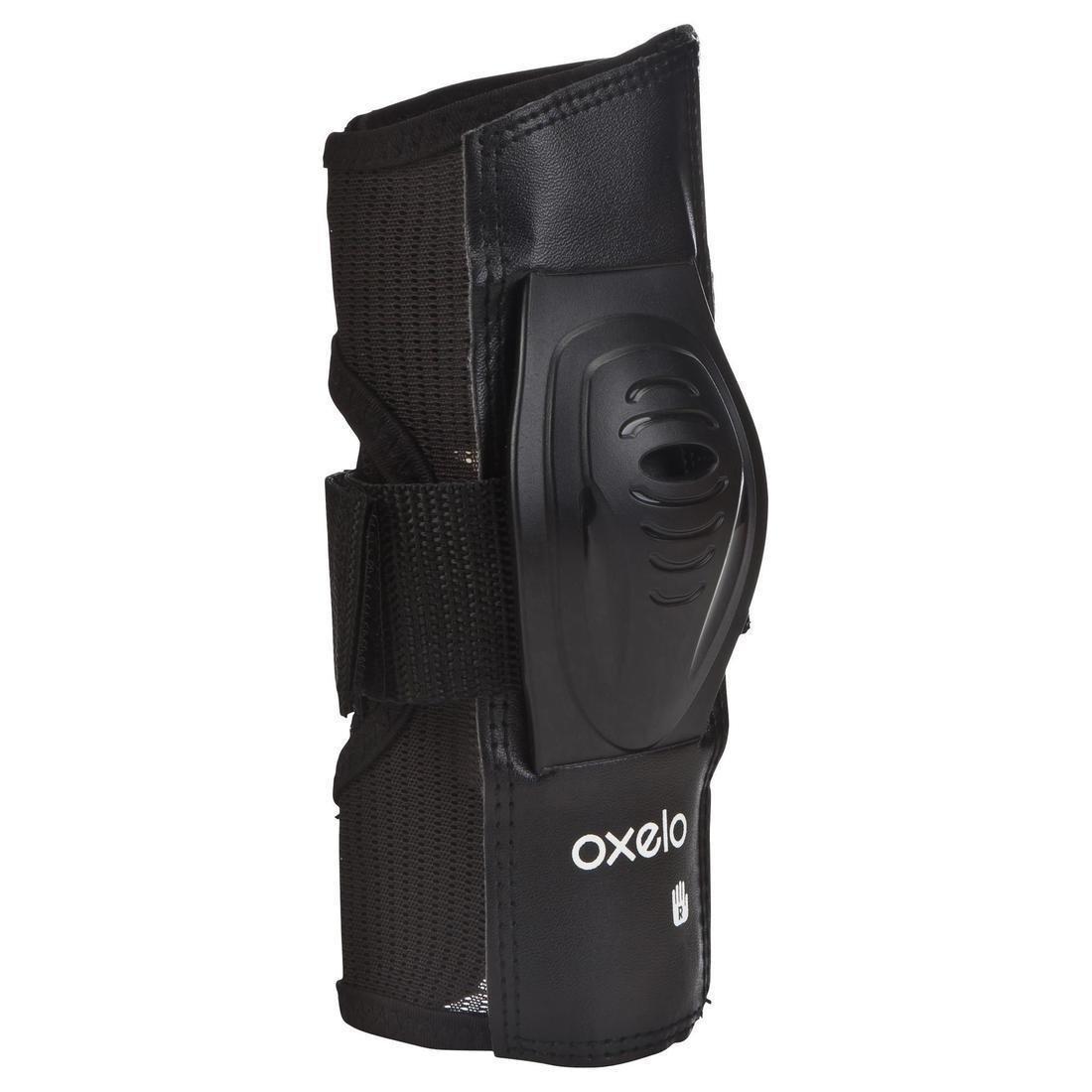 OXELO - Adult Skating Wrist Guards - Fit 500 , Black