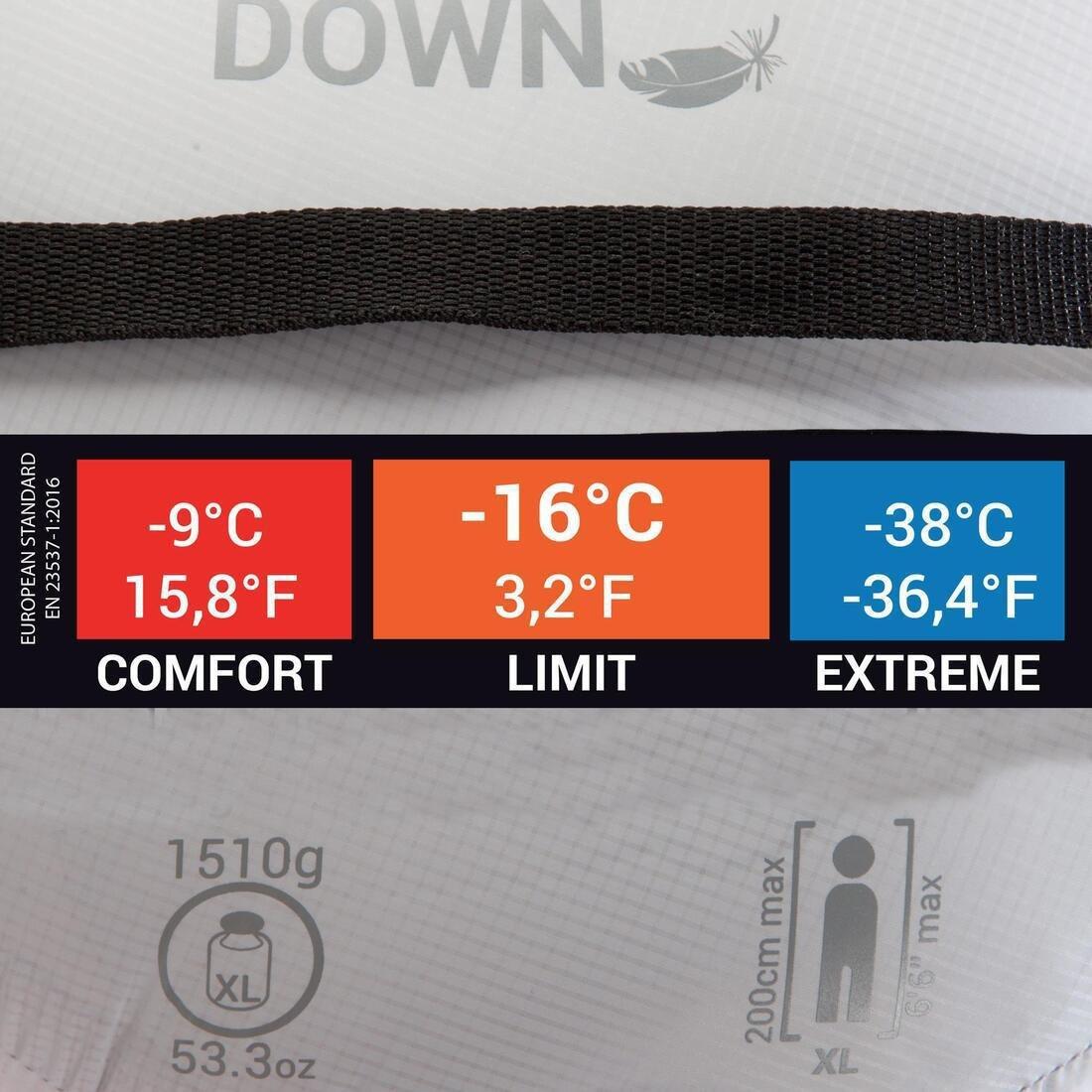 Makalu II Light Sleeping Bag Size L, Grey, No Color, large image number 13