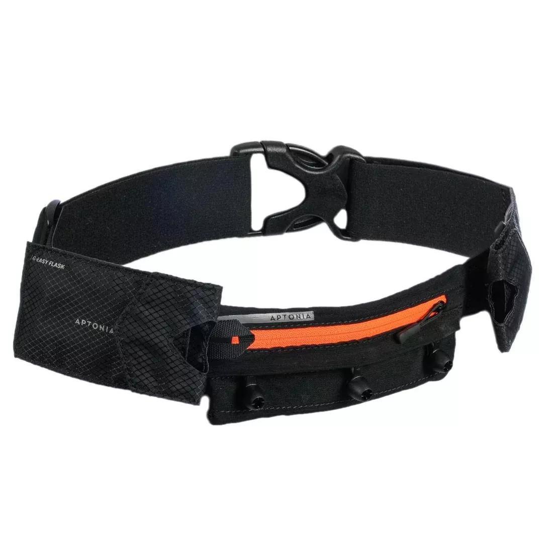 Long-Distance Triathlon Race Number Bib Belt, Black, No Color, large image number 1