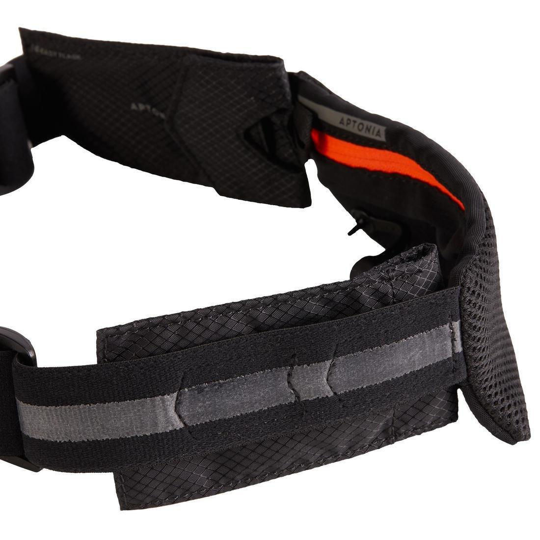 Long-Distance Triathlon Race Number Bib Belt, Black, No Color, large image number 3