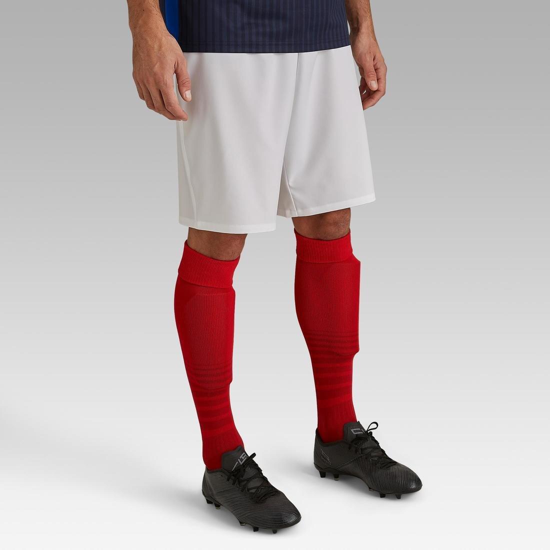 F500Adult Football Shorts, Scarlet Red, No Color, large image number 10