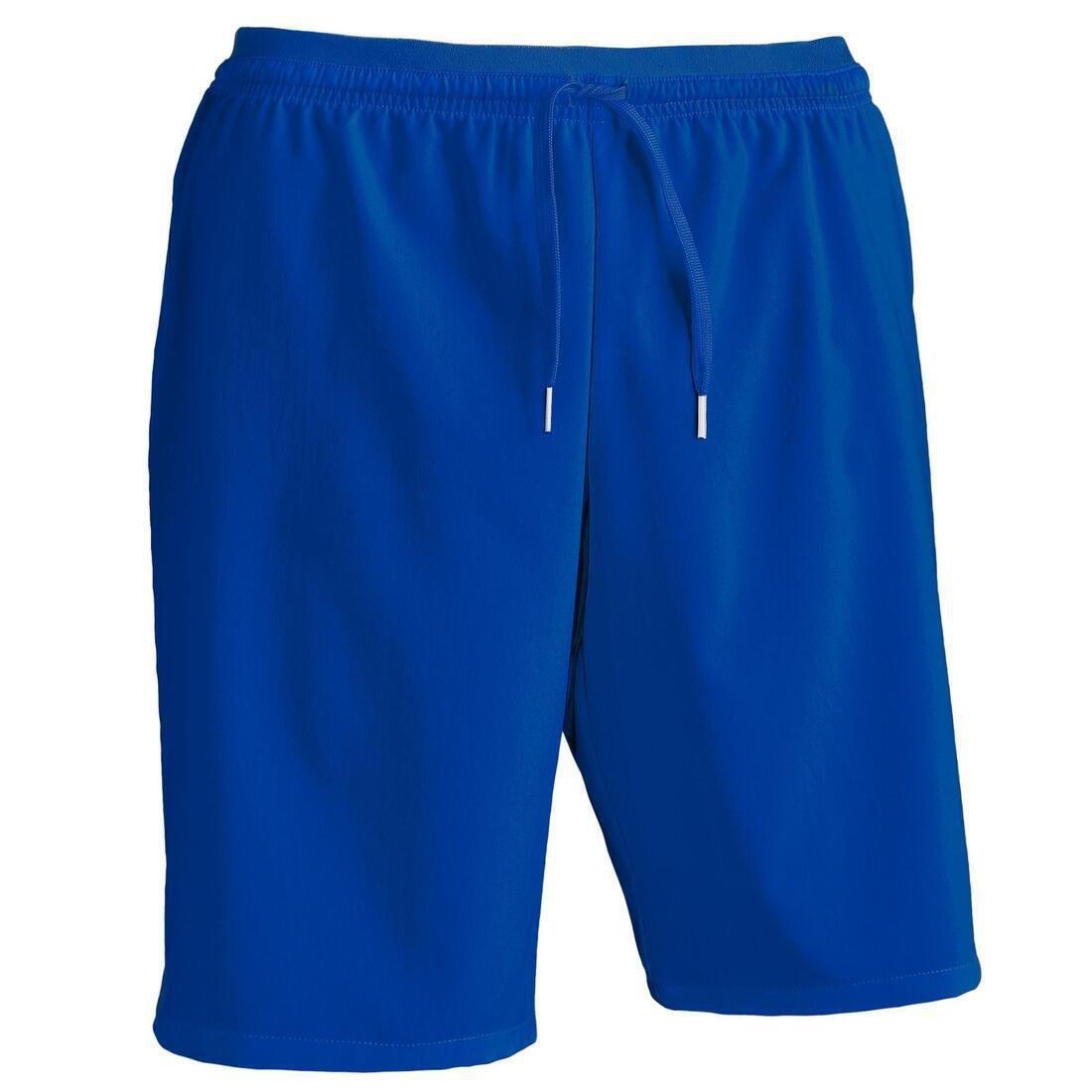 F500 Adult Football Shorts, Blue, No Color, large image number 0