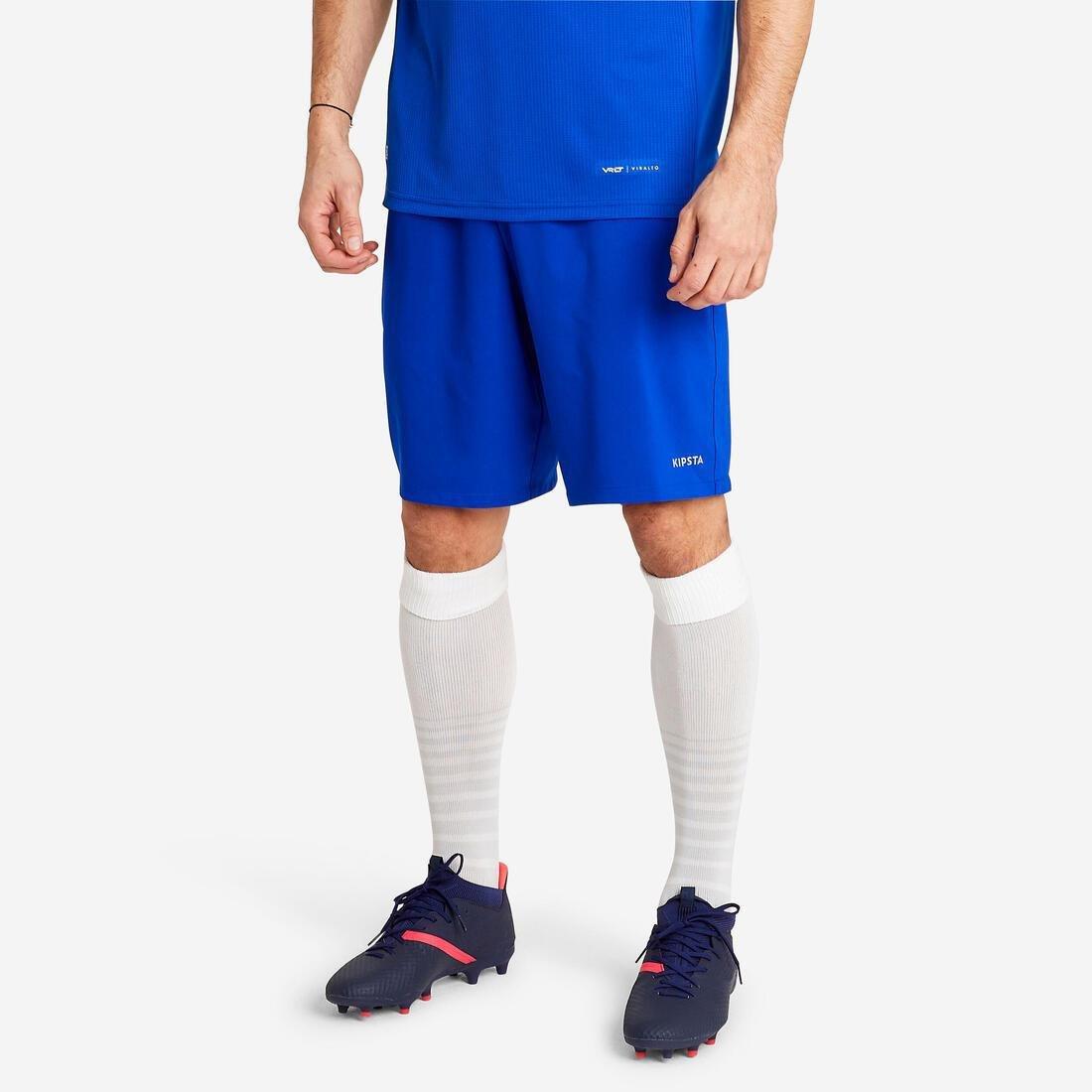 F500 Adult Football Shorts, Blue, No Color, medium