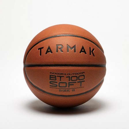 TARMAK - Kids'/Girls'/Boys'/Women's Basketball BT100 6, Blood Orange