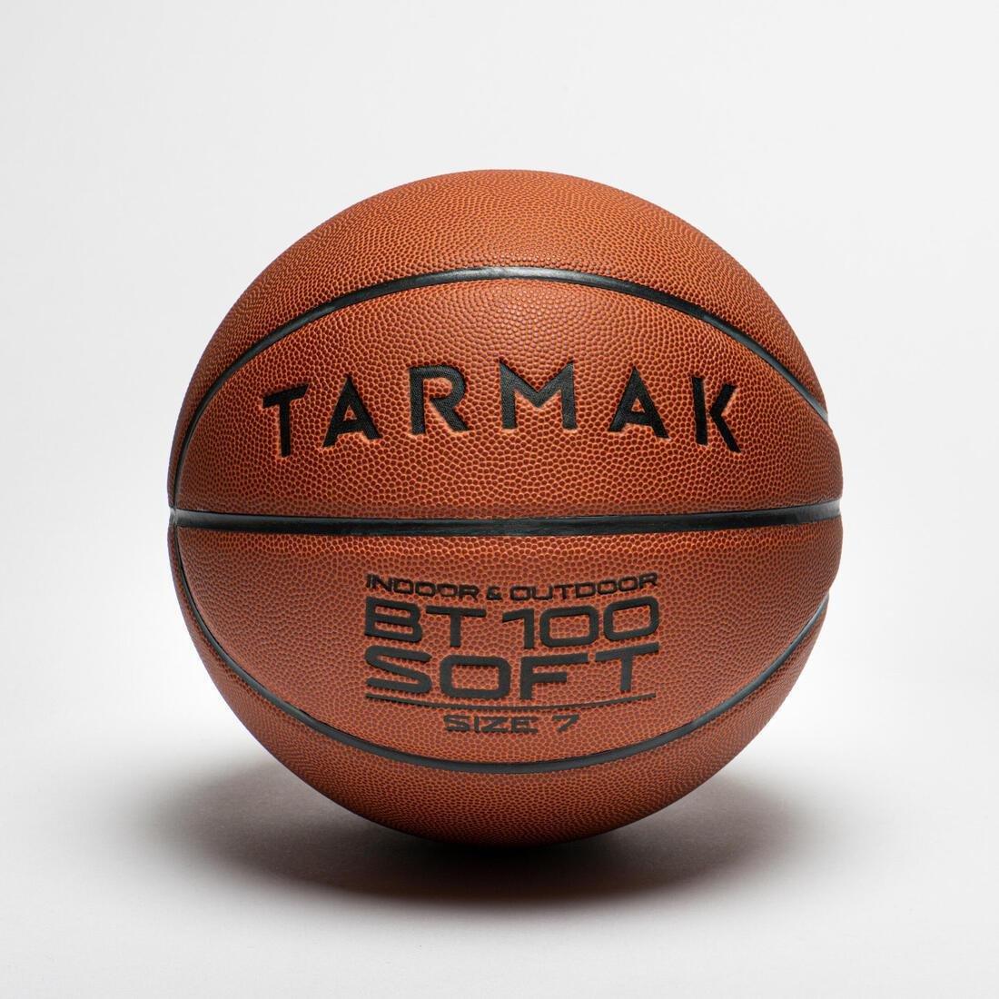 Basketball BT100 for Men, Hazelnut, No Color, large image number 0
