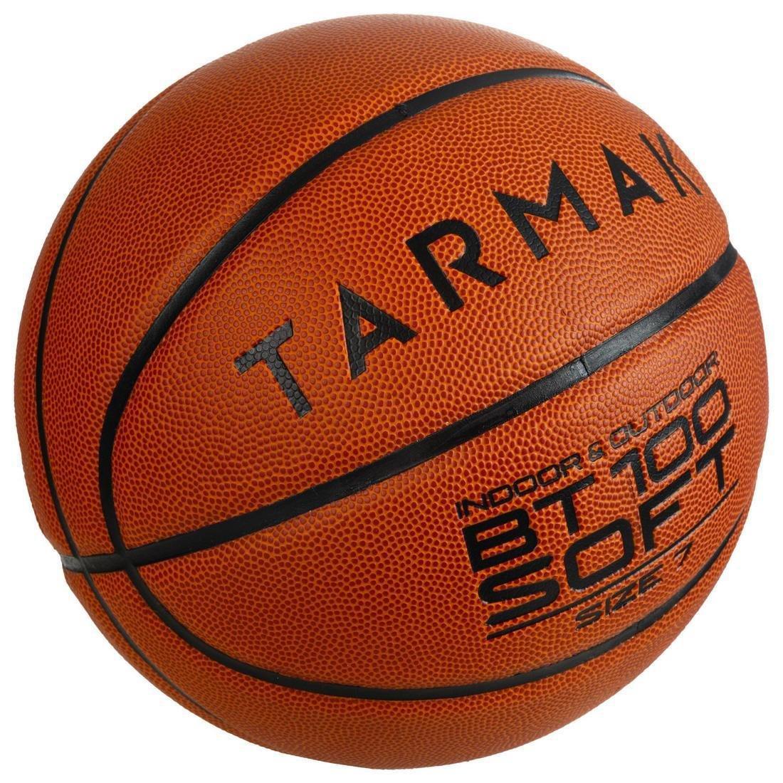 Basketball BT100 for Men, Hazelnut, No Color, large image number 1