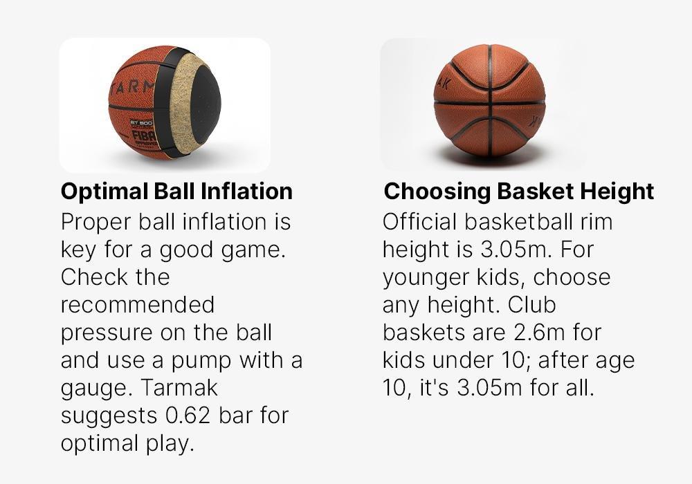 Kids Bt500 Size 5 Basketball, Orange, No Color, large image number 17