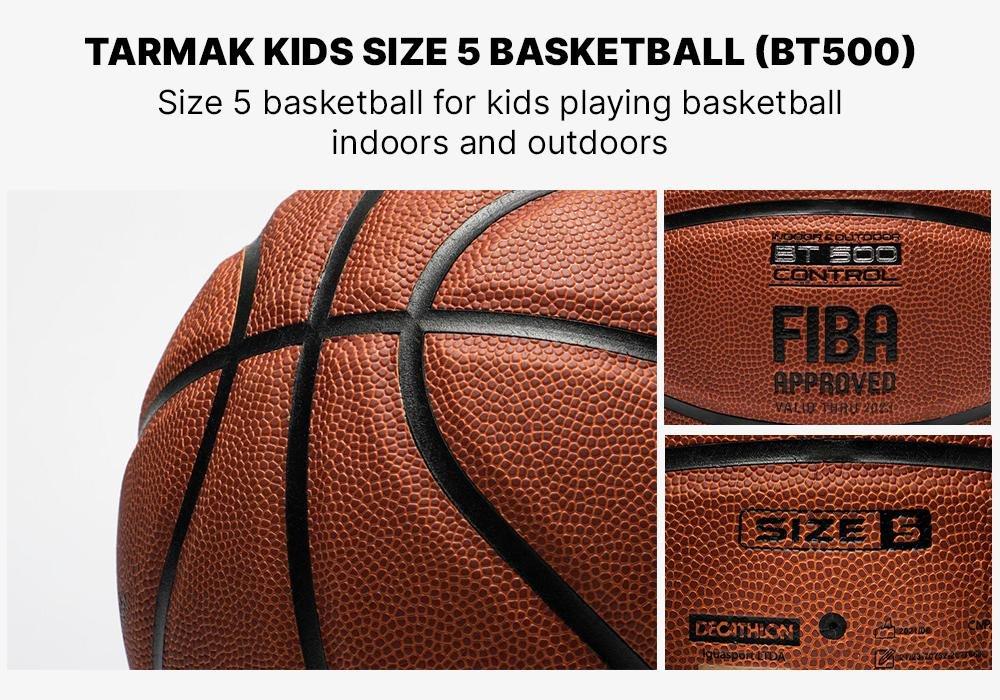 Kids Bt500 Size 5 Basketball, Orange, No Color, large image number 18
