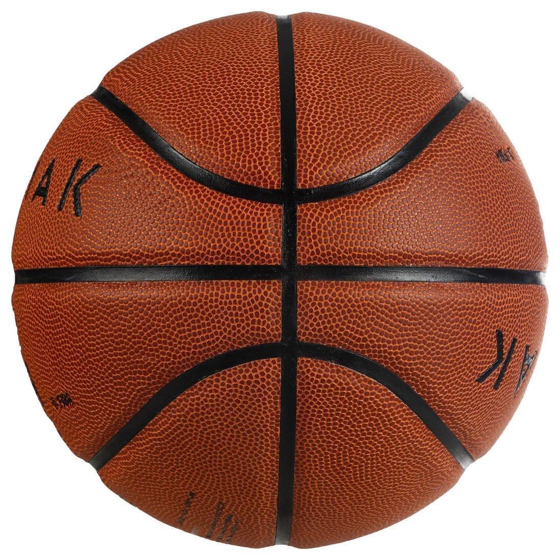 6 FIBA Basketball BT500, Brown, No Color, large image number 1
