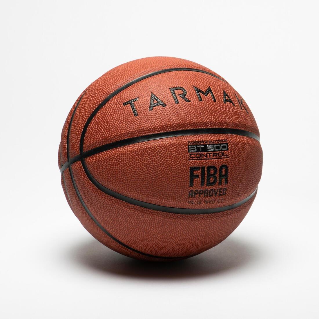 6 FIBA Basketball BT500, Brown, No Color, large image number 7