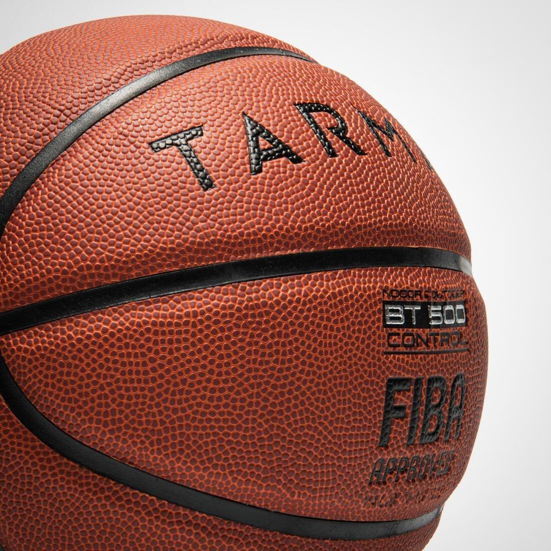 6 FIBA Basketball BT500, Brown, No Color, large image number 9