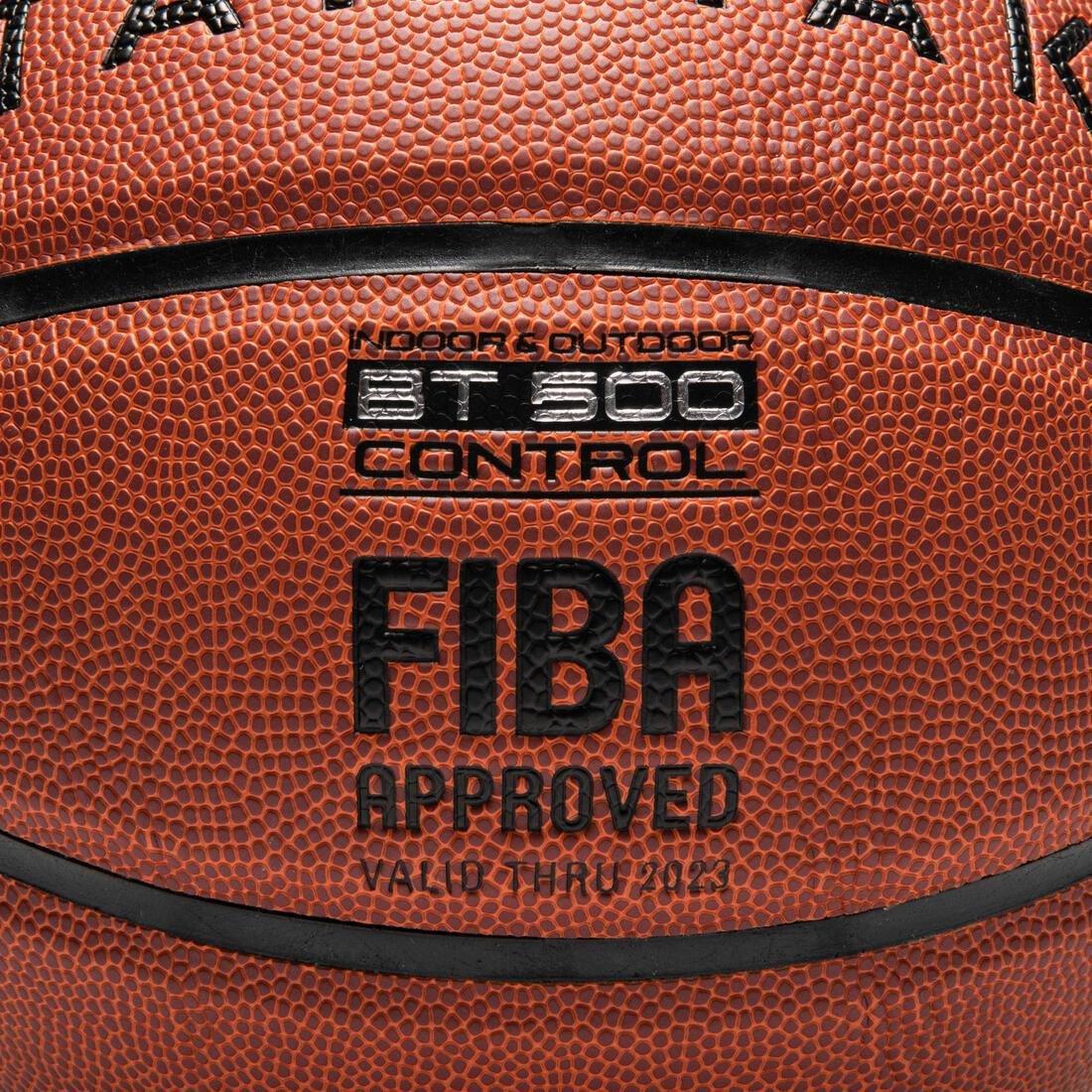 6 FIBA Basketball BT500, Brown, No Color, large image number 11