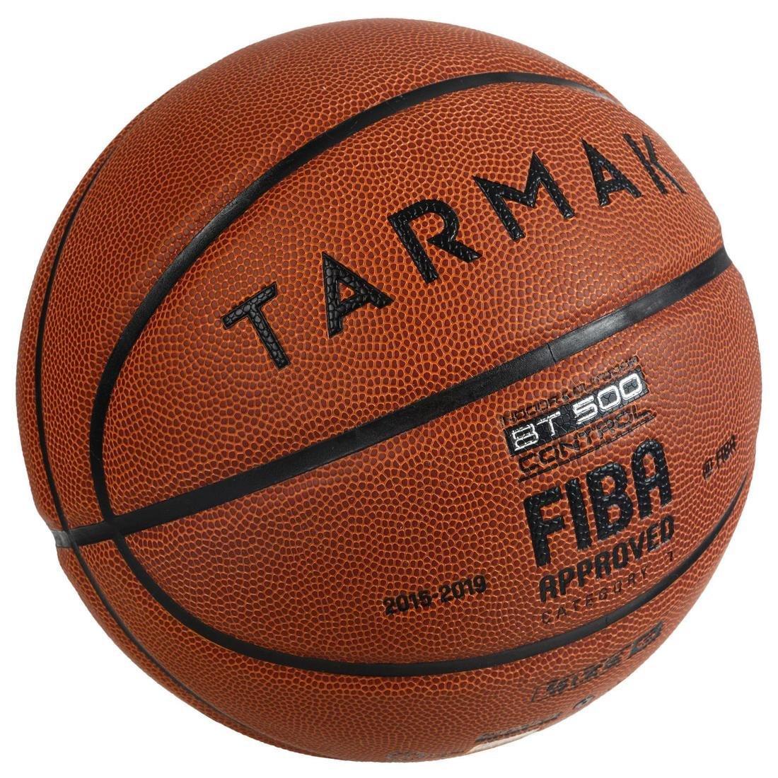 TARMAK - Boys'/Men's Basketball BT500, Dark Brown