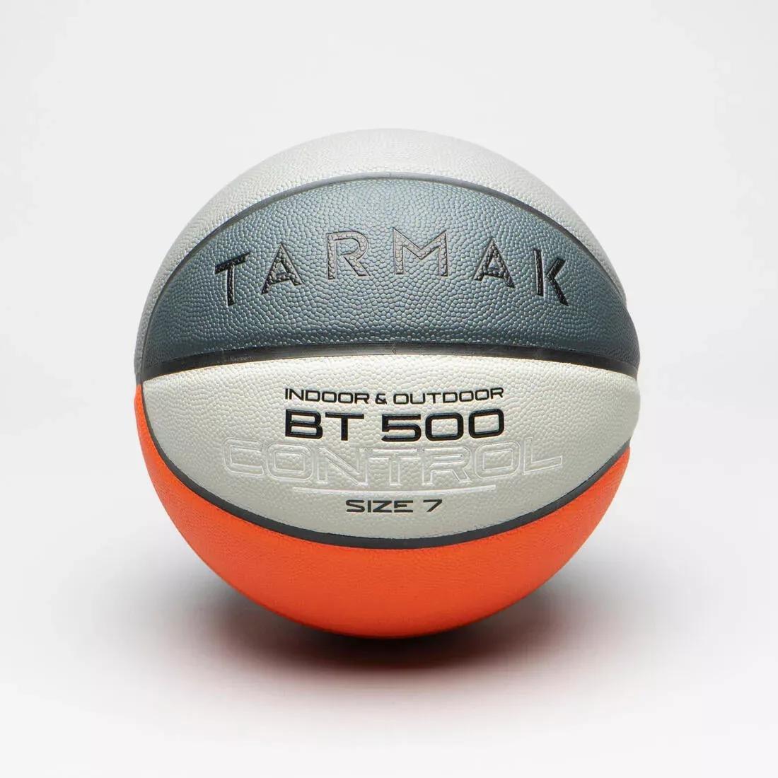Boys'/Men's Basketball BT500, Dark Brown, No Color, large image number 10