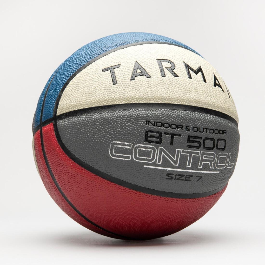 Boys'/Men's Basketball BT500, Dark Brown, No Color, large image number 12