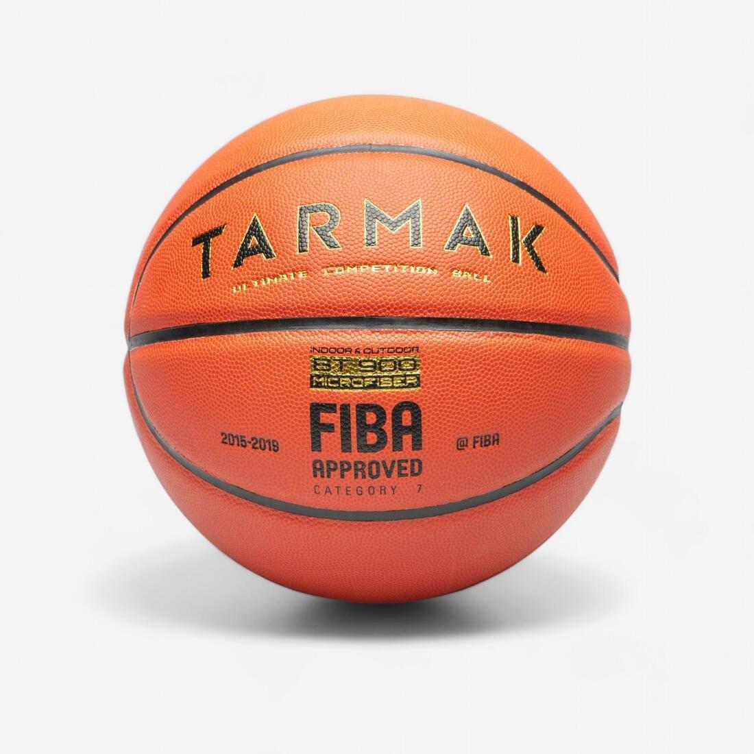 Basketball FIBA-approved for boys and adults - BT900, Orange, No Color, large image number 0