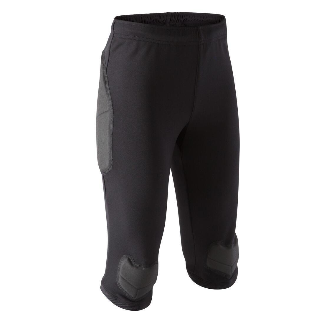 F100Kids Goalkeeper Cropped Bottoms, Black, , large image number 0