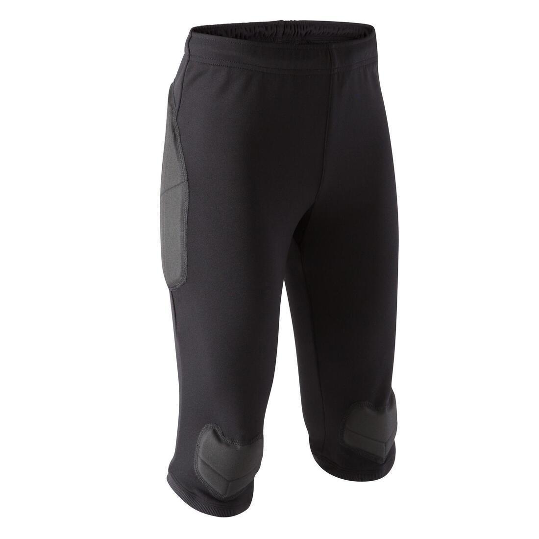 KIPSTA - F100Kids Goalkeeper Cropped Bottoms, Black