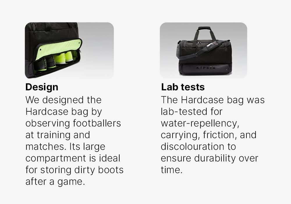Hardcase Sports Bag, Black, No Color, large image number 15