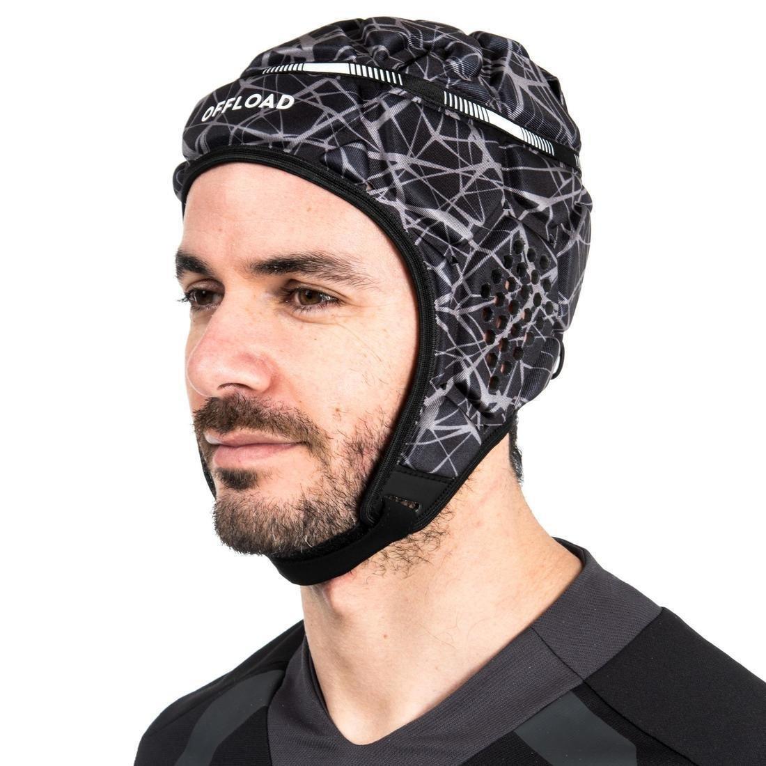 R500 Rugby Scrum Cap, Charcoal Grey, , large image number 1