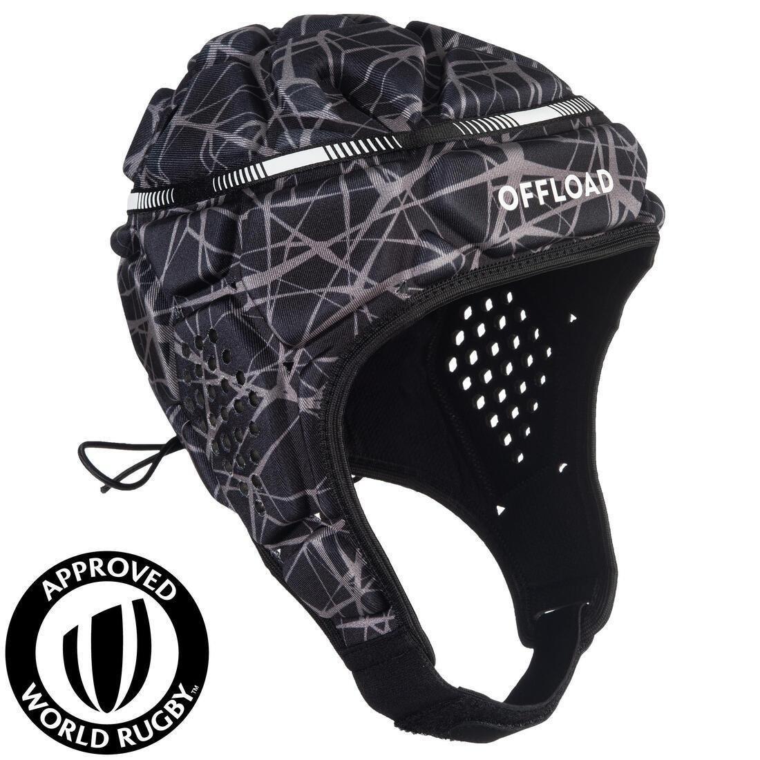 R500 Rugby Scrum Cap, Charcoal Grey, , large image number 8