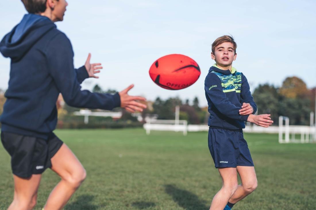 OFFLOAD - Rugby Ball Initiation, Fluo Blood Orange