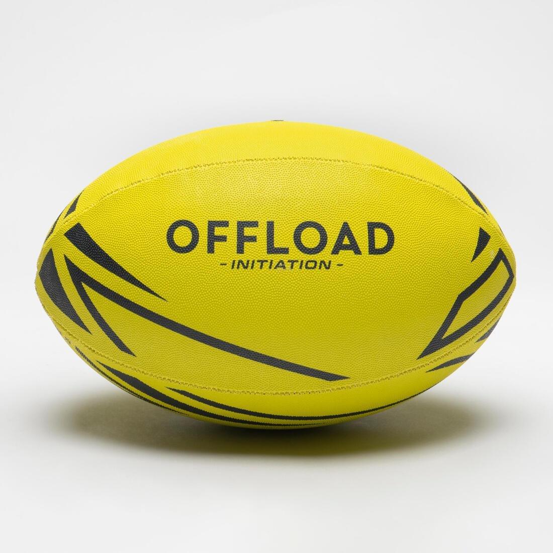Rugby Ball Initiation, Yellow, No Color, large image number 0