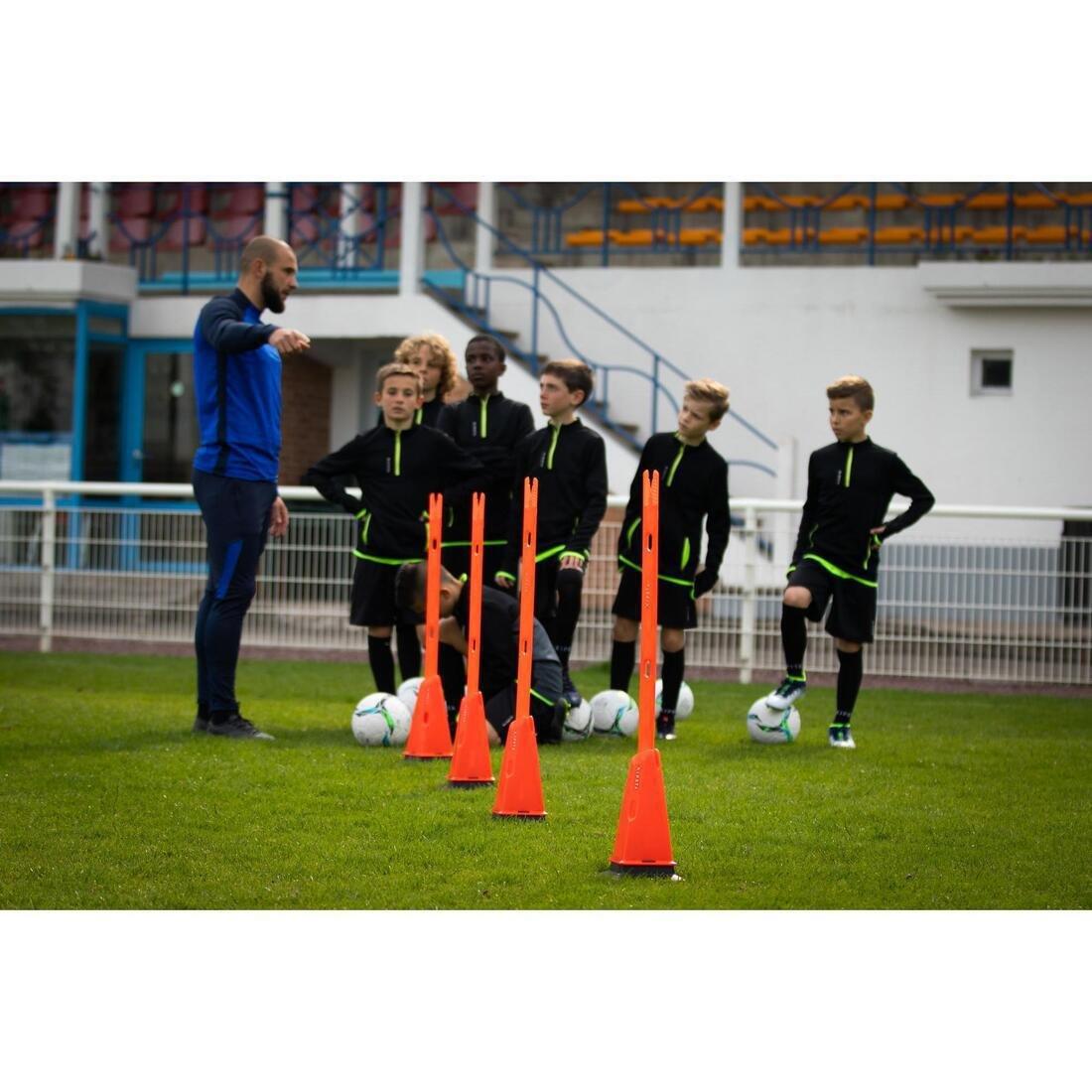 Football Training Bars Twin-Pack Modular, Orange, No Color, large image number 2